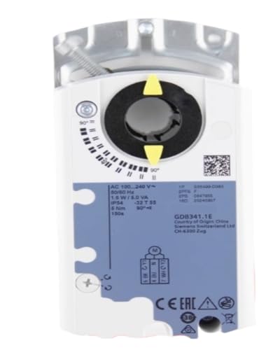 GDB161.1E servomoteur de registre progressif 0-10V pour moduler l'air