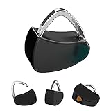 Fingerprint Padlock, Smart Padlock with Keyless Biometric, Colorful, Fashionable Lock, Compact Lock, USB Rechargeable,1Pack. (Vivid Graphite)