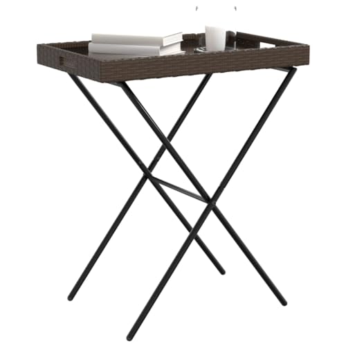 Table de jardin pliable pour petits balcons et terrasses encombrées