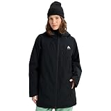 Burton Women’s Reserve 2-Layer Insulated Jacket – Waterproof Winter Snowboard Jacket with Hood – True Black, Medium