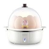 NYKK Eierkocher Eierkocher Gedämpfter Ei Custard Maschine Kleines Frühstück Artifact Gedämpfter Ei-Frühstück-Maschine (Color : White)
