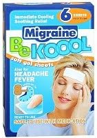 Be Koool Migraine Soft Gel Sheets, 6.0ea