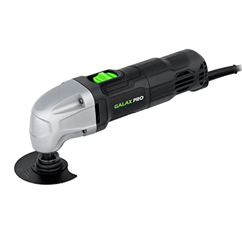 GALAX PRO Herramientas oscilantes 180W, 22000 OPM herramienta multifunción, accesorios de 12 piezas,con cuchillas de acoplamiento rápido multifunción para lijar, esmerilar Cover