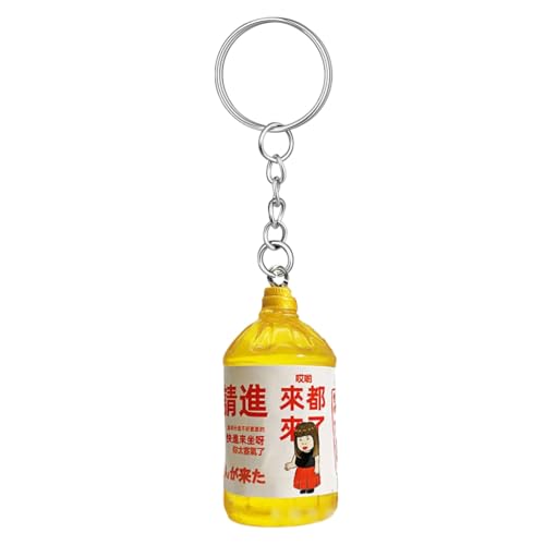 Playful Novelty Keychain Resin Metal Key Holder For Backpack or Gift Exchange