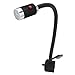 FTVOGUE Magnetic Work Light 24V 9W LED Flexible Gooseneck Hose Industrial Light Rustproof Aluminium Base for CNC Lathe Drill Press Workshop