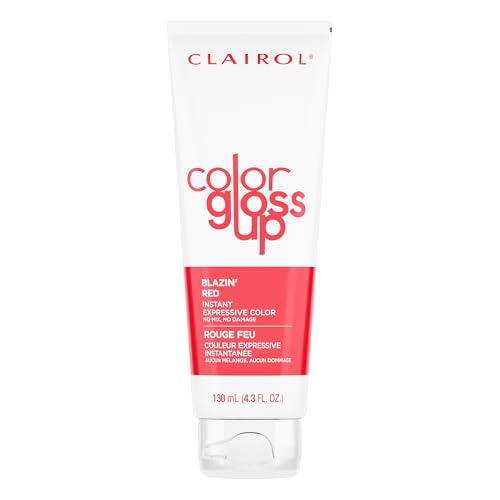 Clairol Color Gloss Up Temporary Hair Dye, Blazing Red Hair Color, Pack of 1