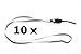 Produktbild Halsband Umhängeband Trageband Schlaufe (10er Pack) für kleine Handys, MP3-Player, Schlüssel, Ausweis, USB-Sticks, Pfeife, Kompass