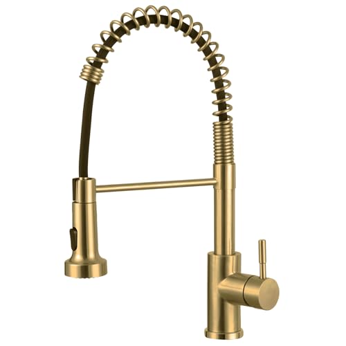 Wasserhahn Küche 2 Modi, Küchenarmatur mit Brause Ausziehbar Edelstahl...