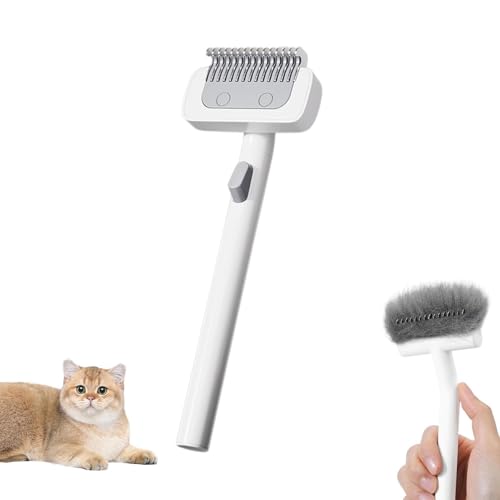 Spazzola per Cani,Portatile Spazzola Rimuovi Pelo Sottopelo Dematting - Set di Toelettatura per Cani e Gatti,per Cuccioli e Adulti a Pelo Lungo o Corto, Rimuove Nodi, Da