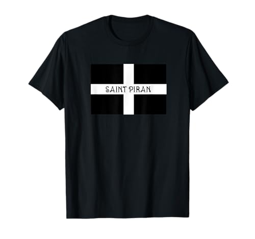 Saint Piran's Flag of Cornwall T-Shirt