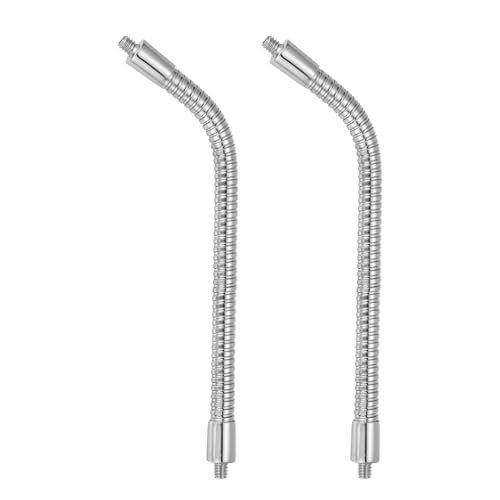 Tube coude universel en métal filetage 1/4 mâle pour support de téléphone et micro