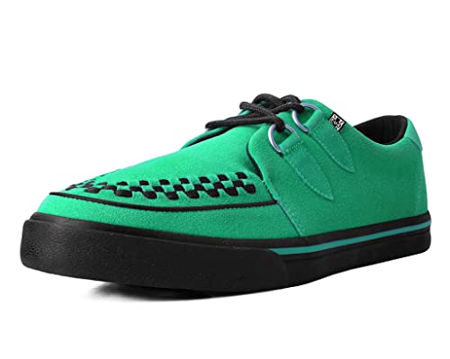Image of TUK Suede Creeper Sneaker Shoes for Women and Men, D Ring Lace Up Shoes