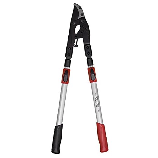 Ironwood Tool Company Heavy Duty, Telescopic Handle, 6 Stage Ratchet, Limb and Branch Lopper IW1425 with Non Slip Grips, Made In the USA