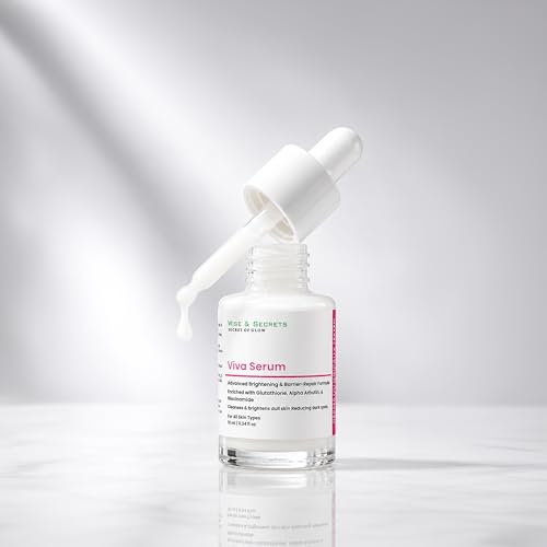 Image of WISE & SECRETS Viva Instant Whitening Serum - 10 ML || Brightening & Radiance Booster ||Enriched with Vitamin B5, C, E