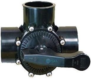 Waterco 148585 2x2.5in 50/65mm 3-Way Actuated Valve Slip Fit Teflon Seals NSF