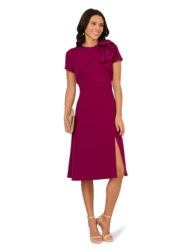 Adrianna Papell Women's Ruffle Bodice Midi Dress4