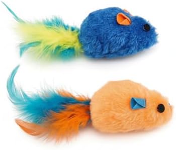 Kit Com 4 Ratinhos Brinquedo Para Gatos