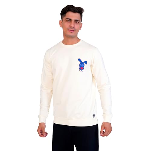 Image of Royaltail Men's Cotton Regular Fit Full Sleeves Pullover Printed Sweatshirts