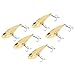 SPYMINNPOO Fishing Lures for Bass, Lipless Crankbait High Carbon Steel Reflective 2 Hooks 3D Eyes for Freshwater Saltwater Fishing (15g)
