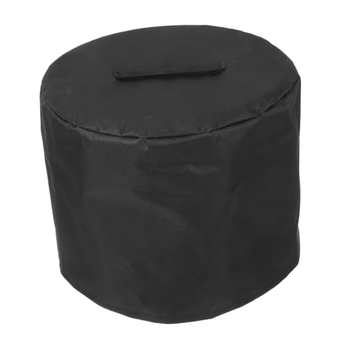CIYODO Outdoor Fire Pit Cover Round Garden Fire Pit Lid Oxford Fabric Yard Cover Easy Install