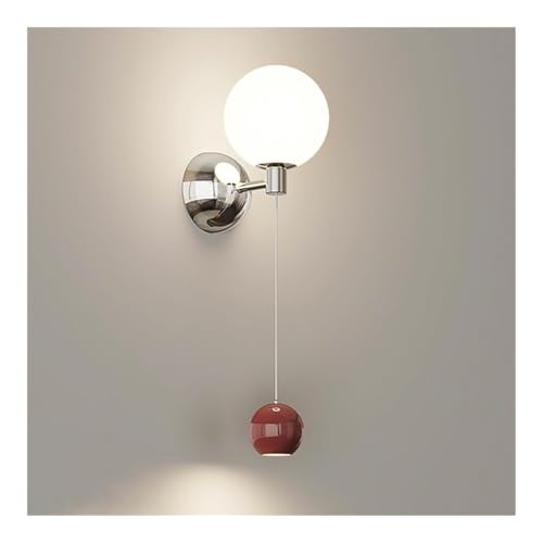 Lampe murale LED anti-éblouissement en verre blanc pour apaiser vos yeux