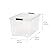IRIS USA 72 Qt Stackable Plastic Storage Bins with Lids, 4 Pack - BPA-Free, Made in USA - See-Through Organizing Solution, Latches, Durable Nestable Containers, Secure Pull Handle - Clear