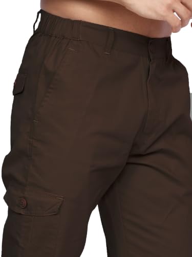 Image of Big Button Mens Regular Fit Casual Cotton Cargo Pant