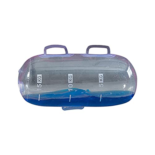 Clenp Bolsa de agua Fitness Aqua Bag para entrenamiento con pesas Peso del agua 15 kg con bomba Estabilidad Mancuerna Entrenamiento Fitness Bolsa de agua para entrenamiento de intervalos