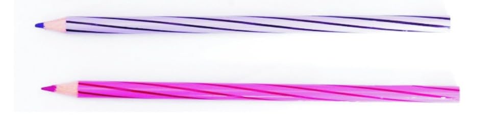 Image of NOZOMI Medical Counsil of India Approved Non-Breaking Hematoxylin & Eosin Pencils for Medical Students | Set of 2 | Ink Violet & Pink for Histology Slide Annotation & Pathology Diagrams