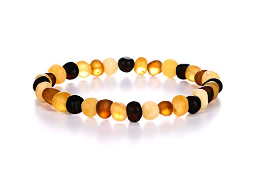 AMBERAGE Natural Baltic Amber Bracelet for Adults...