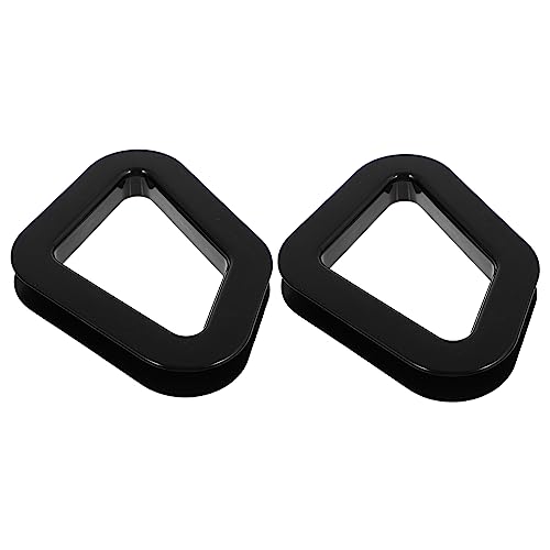 CIYODO 4pcs Chair Buckle Domestic Chair Back Decorations Cybercaf The Office Decor Game Chair Plastic Black
