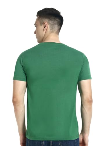 Image of hummel Cam Men's Cotton Round Neck Half Sleeve T-Shirt