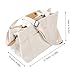 RORPOIR Bolso Tote para Mamá de Lona Beige Grande Capacidad Multifuncional con Compartimentos Organizadores Mochila Cruzada y Bolso de Mano para Mujer Práctica Imagen de RORPOIR Bolso Tote para Mamá de Lona Beige Grande Capacidad Multifuncional con Compartimentos Organizadores Mochila Cruzada y Bolso de Mano para Mujer Práctica