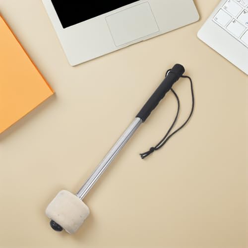 BESPORTBLE 4 piezas Baquetas ergonómicas para marcha con cabeza de fieltro y cuerpo de acero inoxidable miniatura 5