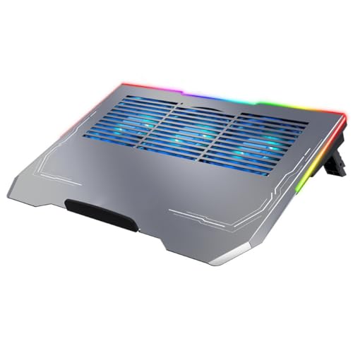 Base de aluminio para laptop con disipador térmico