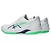 ASICS Men's Solution Swift FlyteFoam 2 Tennis Shoes, 14, White/NEW Leaf