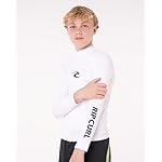 UPF 50+ Sun Protection Long Sleeve Rashguard Swim Surf Shirt for Boys & Girls - Image 2