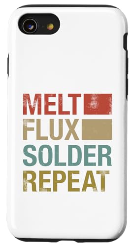 Melt Flux Solder �v�����g��� �G���N�g���j�N�X �͂񂾕t�� �n�� �X�}�z�P�[�X iPhone SE (2020) / 7 / 8 �p