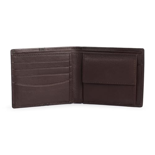 Alpha Premium Leather Mens Wallet | 100% Ethically Sourced Top Grain Leather | Luxury Craftsmanship | Smart Design | RFID Protection | Blending Style with Functionality | Business | Style 10, Black 6