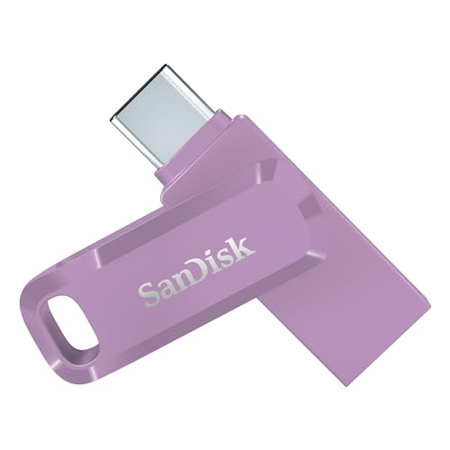 SanDisk Ultra Dual Drive Go USB-C 1TB Flash Drive With Reversible Type-C and Type-A Connectors for Android, Tablets and Mac - 400 MB/s - Lavender
