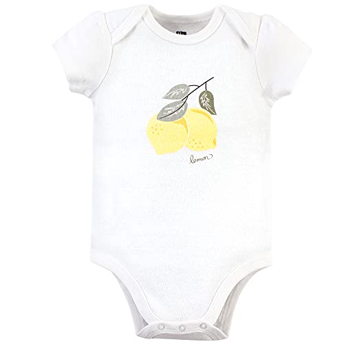 Hudson Baby Baby Boys Cotton Bodysuits And Toddler T Shirt Set, Lemon, 0-3 Months Us #TOP1