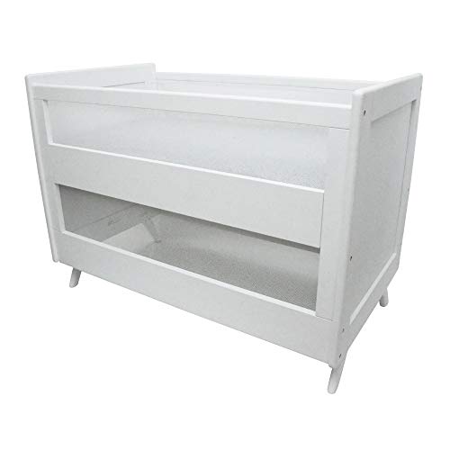 BreathableBaby Breathable Mesh 3-in-1 Convertible Crib - White