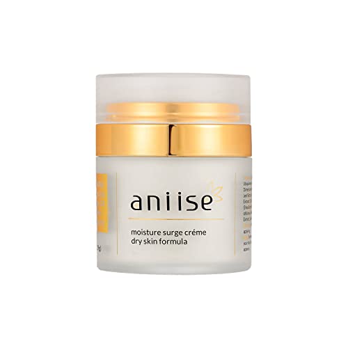 Aniise All-Natural Moisturizer Surge Cream Dry Skin Formula with Shea Butter and Avocado, Creamy Weightless Cream for Driest Skin, Vegan, Cruelty-free, All Natural (Packaging May Vary)