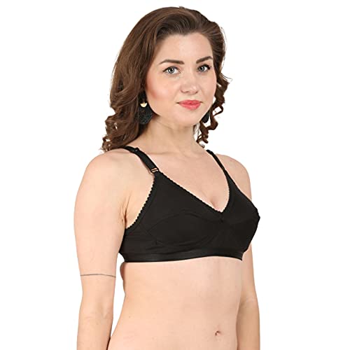 Image of Women's Cotton Non Padded Non-Wired Full Coverage Bra | Bra Combo Pack of 2 | IC Cotton Cup Bra