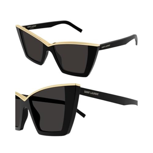SAINT LAURENT SL 570 Cat-Eye shape Sunglasses + Bundle with eSHADES Luxury Eyewear Kit2