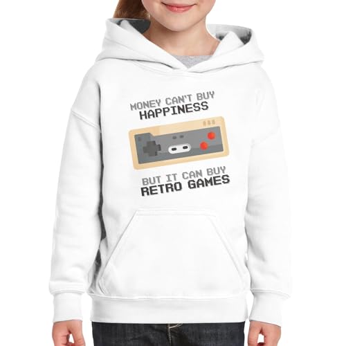 Sweat à capuche enfant retro games premium et confortable