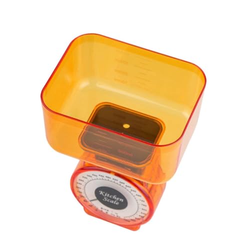 LALADEFIEE Balance Cuisine Mécanique 1kg En Plastique Compacte Sans Pile Précision Alimentaire Usage Domestique Cuisson