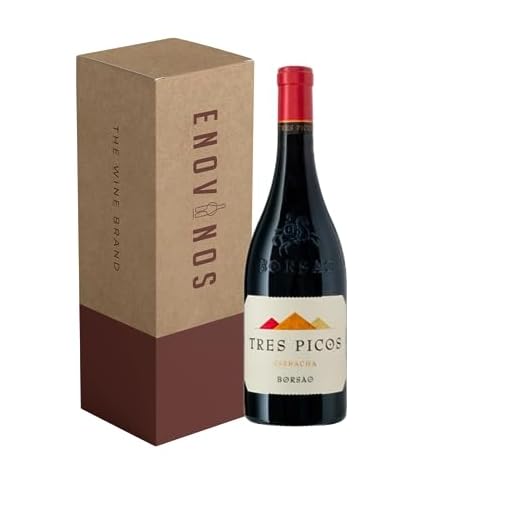 Vino Tres Picos Borsao - Botella Vino Tinto Campo de Borja x 75 cl - Mejor Selección ENOVINOS