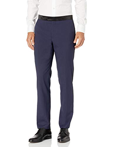 Savile Row Co. Men's Essex, Purple, 44W X 32I