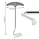 com-four® 2X Heringzieher - Hakenzieher zum einfachen Entfernen von Heringen, Haken und Erdnägel - Zeltzubehör für Camping und Outdoor (Kunststoff - 2 Stück)